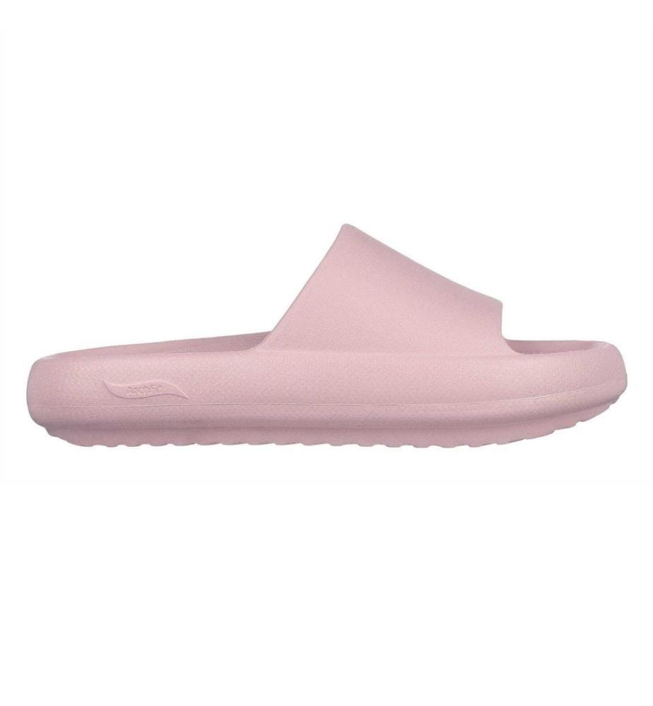Skechers - Einzelner Riemen Badesandale für Damen, Passt über dem Spann, Flach