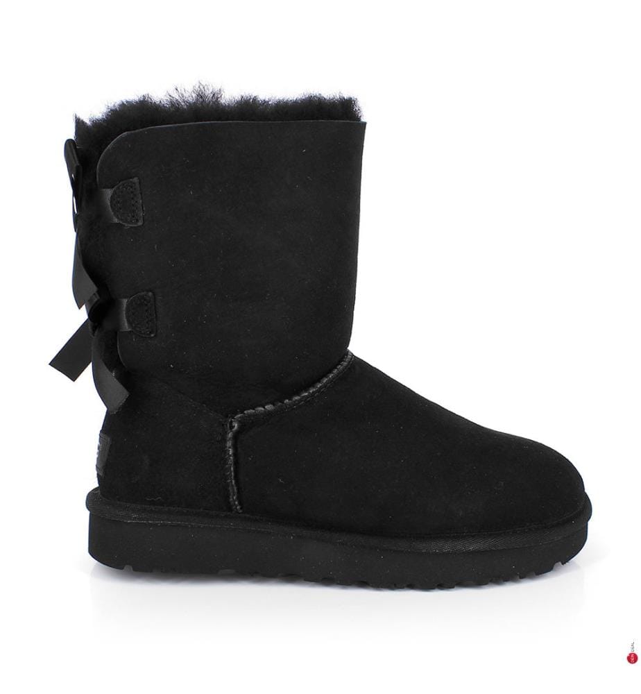 Lederstiefel Bailey Bow II - Schwarz