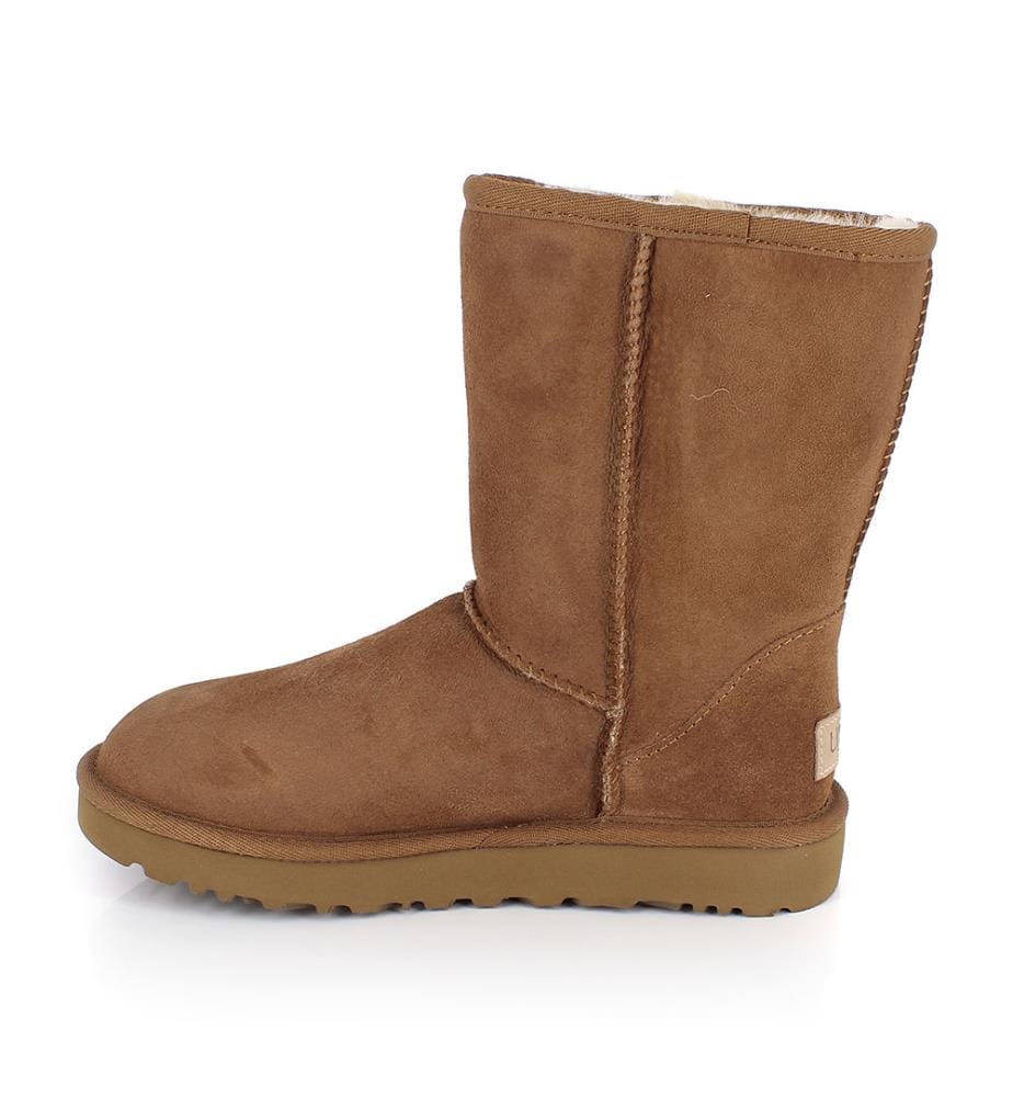 Leder-Stiefeletten Classic Short II - Camel