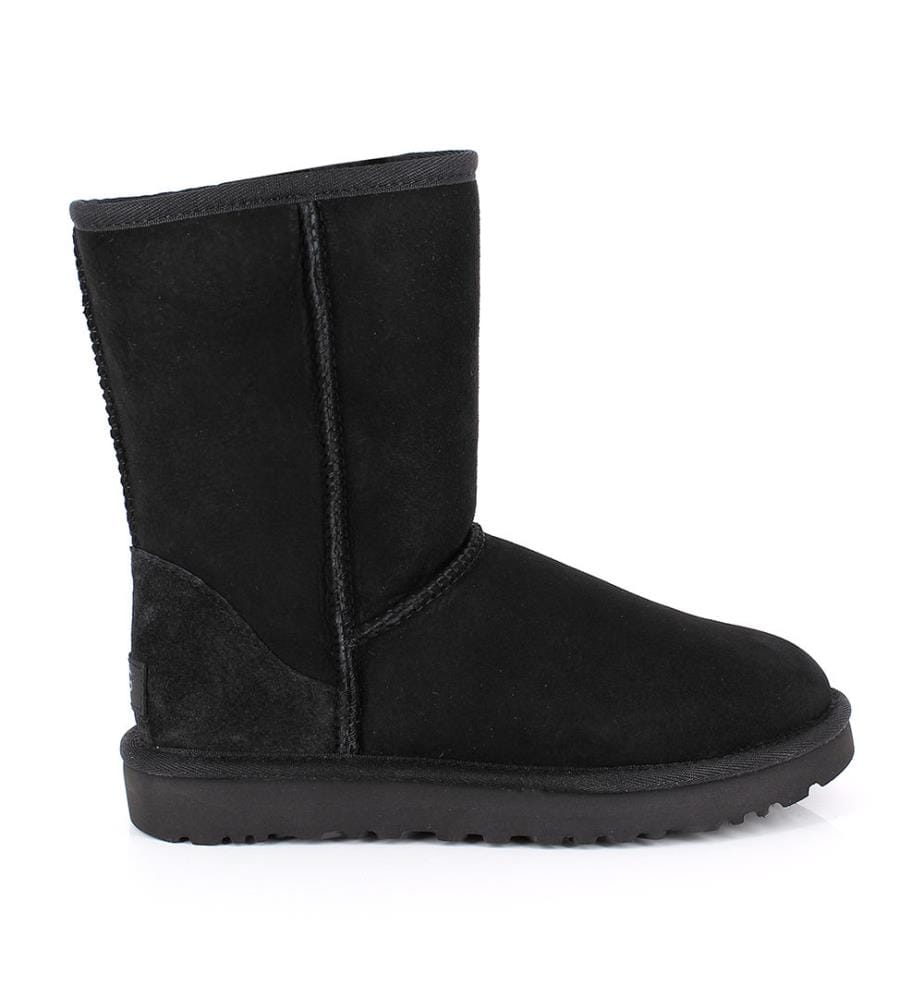 Leder-Stiefeletten Classic Short II - Schwarz