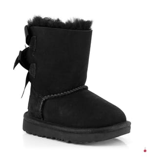 Schafsleder-Stiefel Bailey Bow II - Schwarz