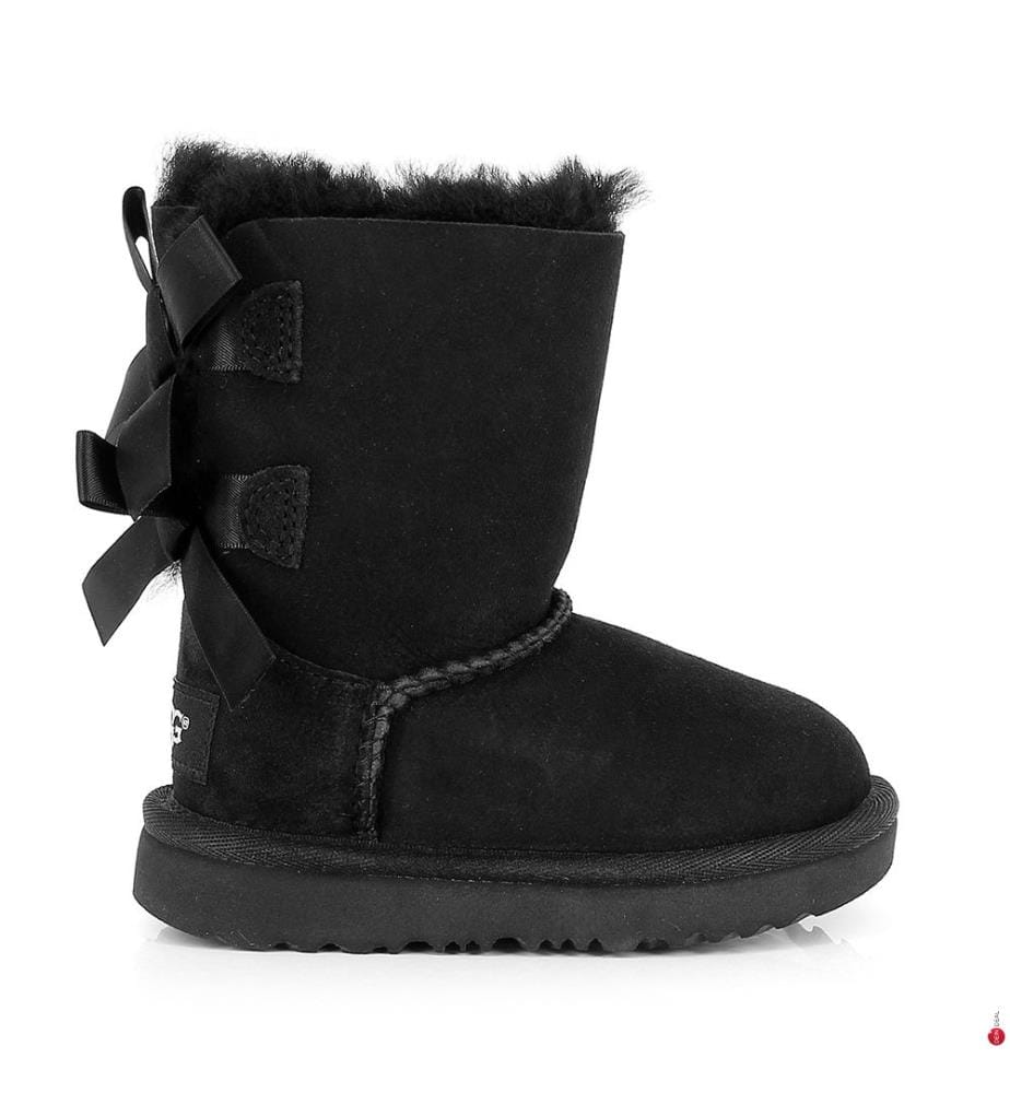 Schafsleder-Stiefel Bailey Bow II - Schwarz