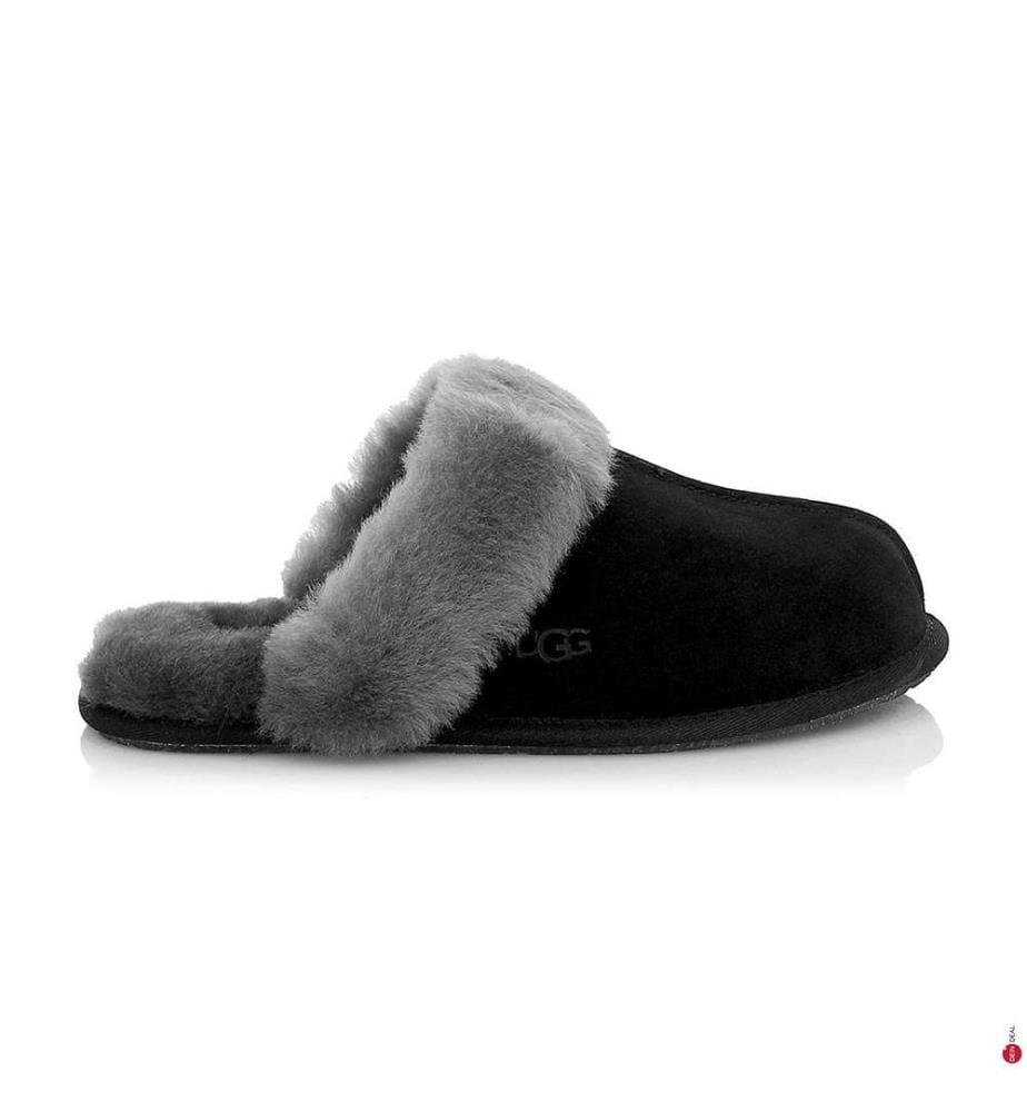 Hausschuhe Scuffette II - Schwarz