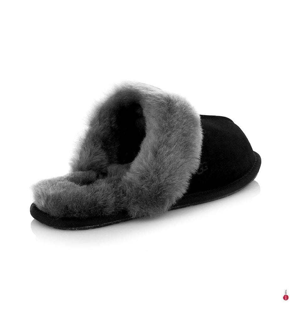 Hausschuhe Scuffette II - Schwarz