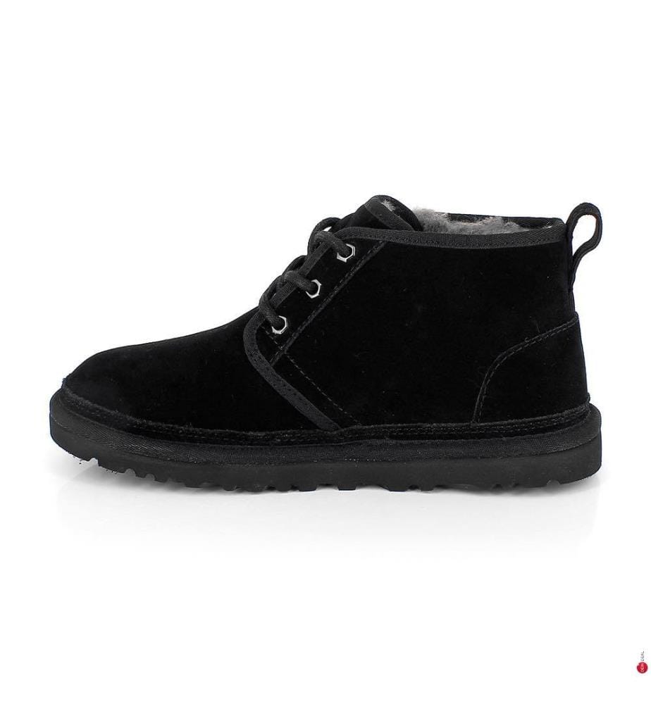 Leder-Stiefeletten M Neumel - Schwarz