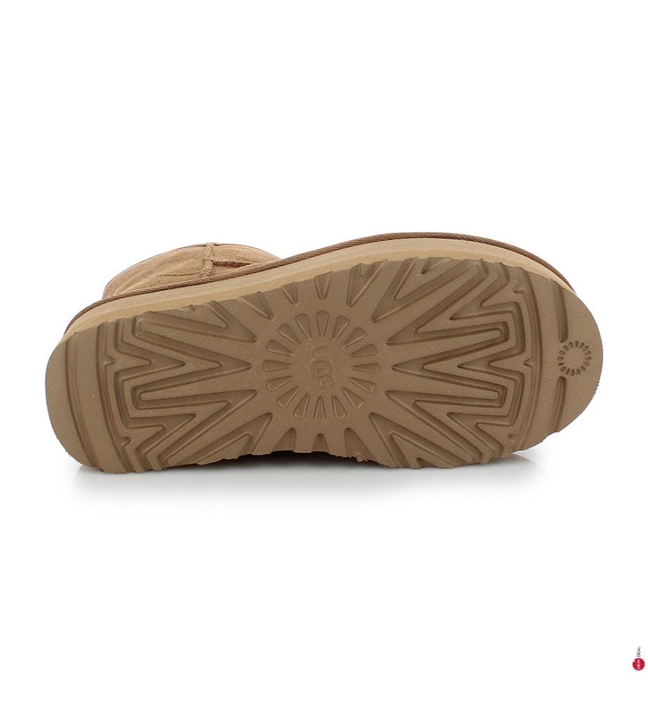 Classic Mini Plateform Stiefeletten für Damen - Hellbraun