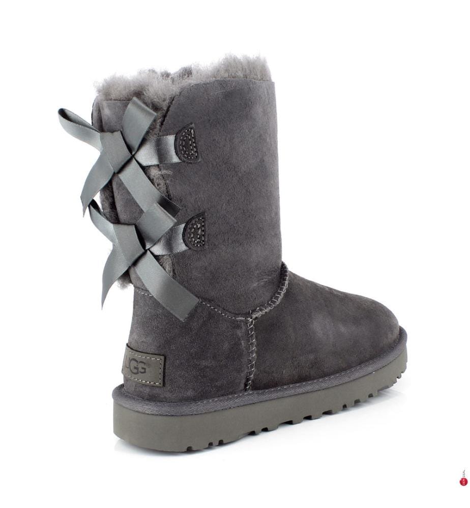 Lederstiefel Bailey Bow II - Grau