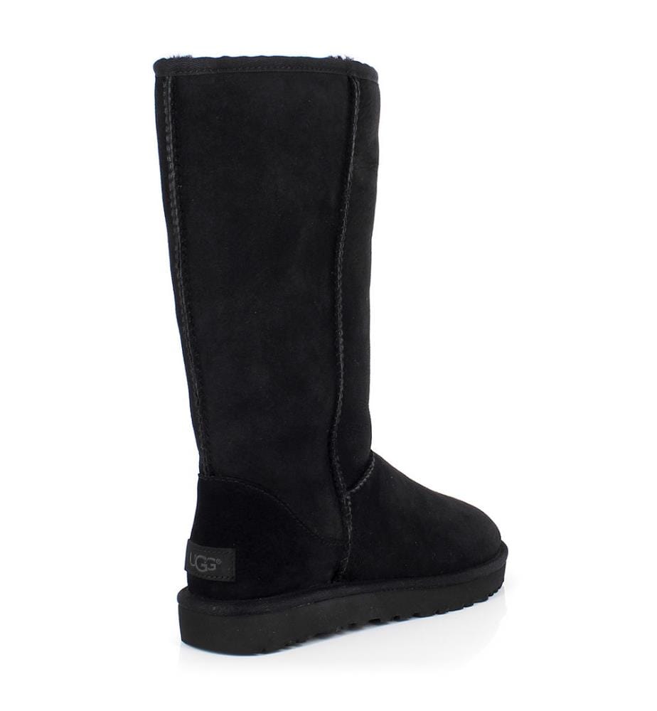 Lederstiefel Classic Tall II - Schwarz
