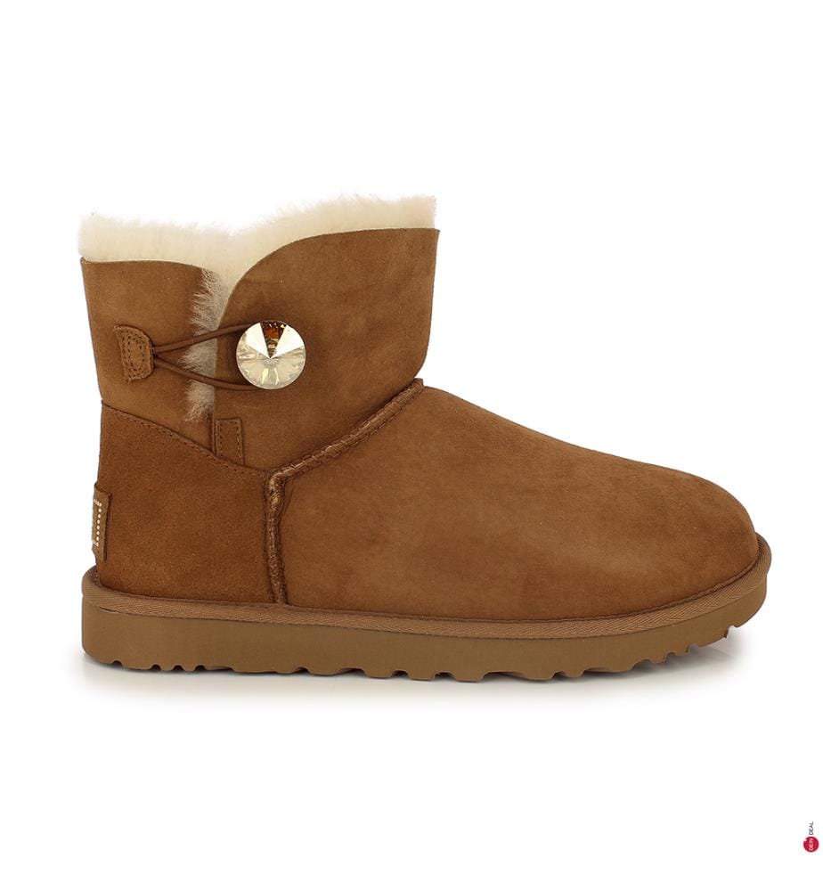 Stiefeletten Mini Bailey Button Bling - Hellbraun