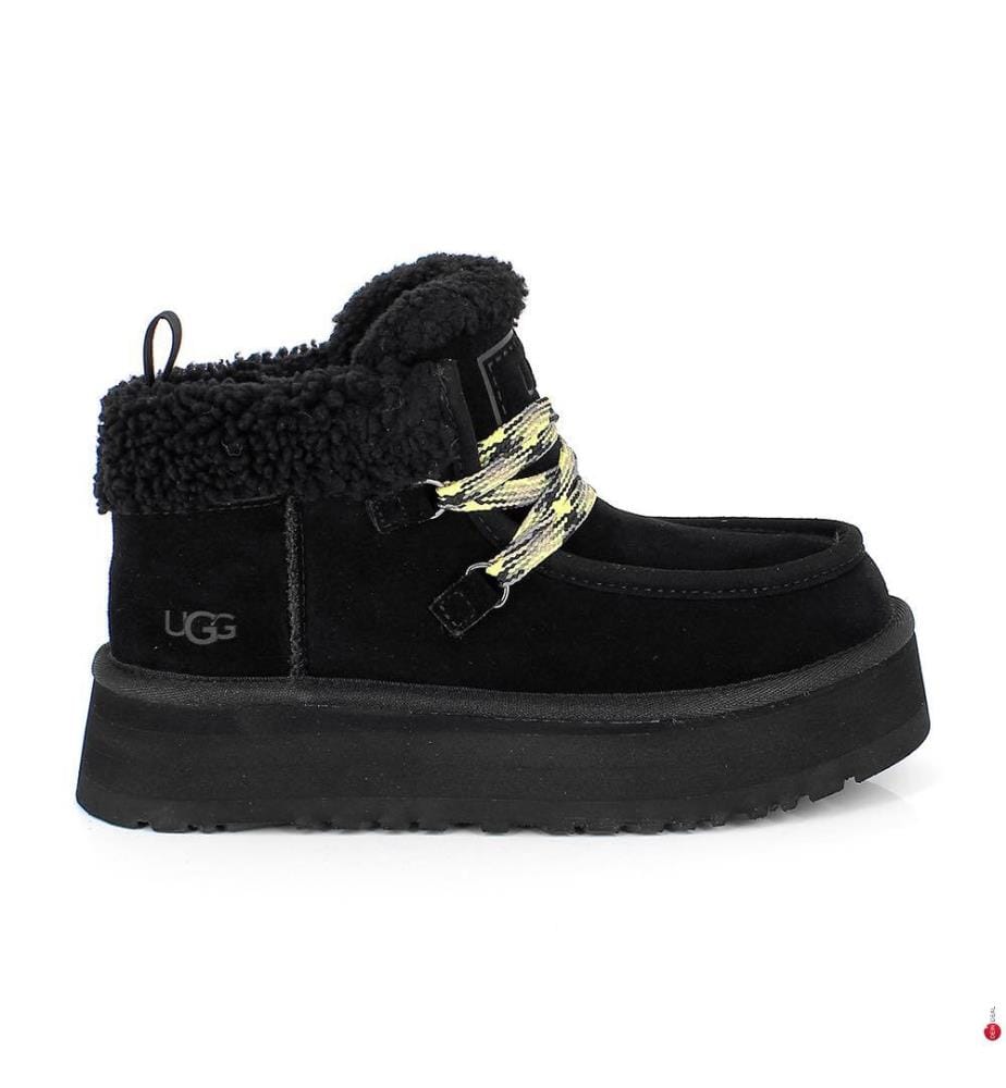 Gefütterte Stiefel - Schwarz
