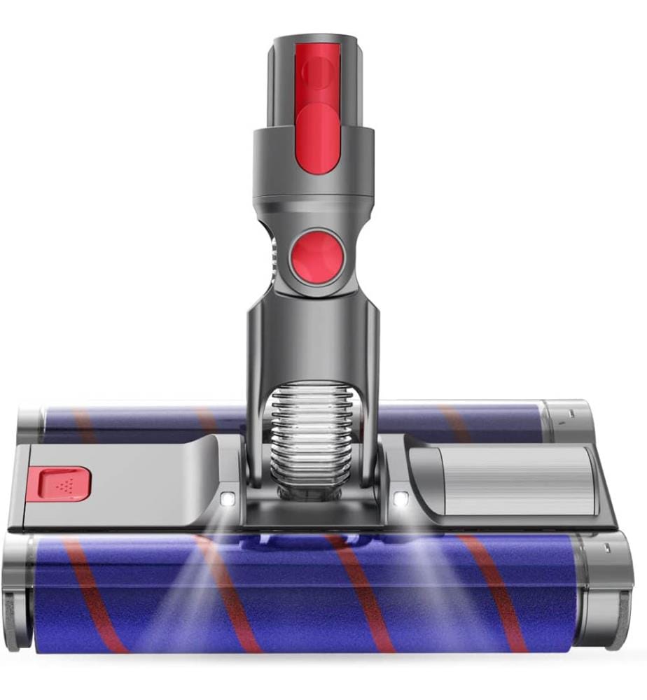 Bürste mit zwei Rollen Kompatibel mit Dyson Staubsaugern (V10 V8 V7 V11 V15 ) - Grau