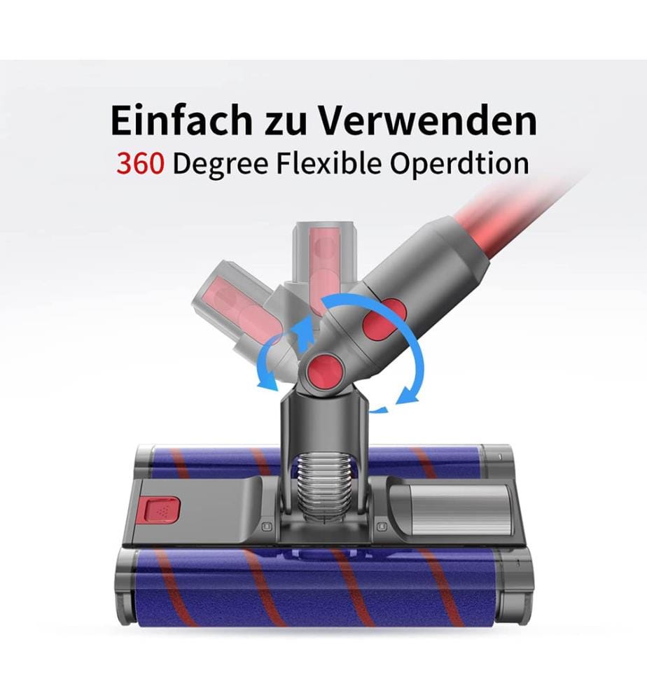 Bürste mit zwei Rollen Kompatibel mit Dyson Staubsaugern (V10 V8 V7 V11 V15 ) - Grau