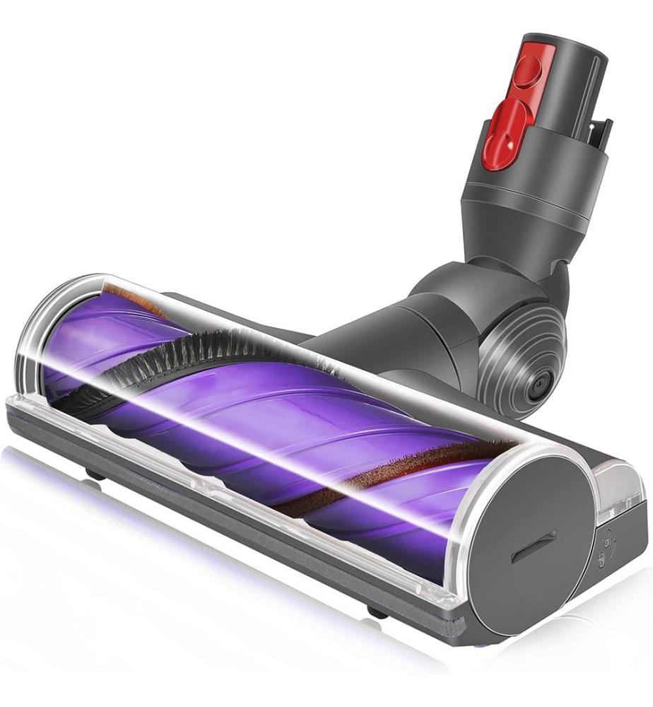 Motorbetriebene Bürste Kompatibel mit Dyson Staubsaugern (V10 V8 V11 V15 V7) - Grau