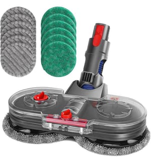 Elektrischer Besenkopf Kompatibel mit Dyson Staubsaugern (V11 V10 V8 V7 V15) - Grau