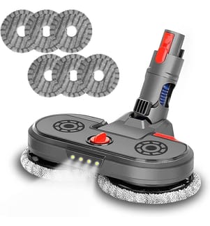 Turbo-Bürste mit Motor kompatibel mit Dyson Staubsaugern (V7 V8 V10 V11 V15) - Grau