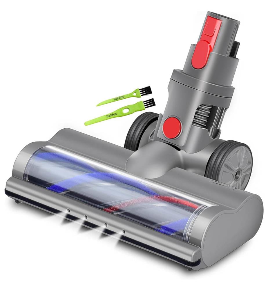 Rotierende Turbobürste Kompatibel mit Dyson Staubsaugern (V7 V8 V10 V11 V15) - Grau