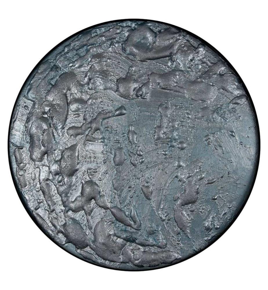 Tableau décoratif, 100 % métal, noir, noyer