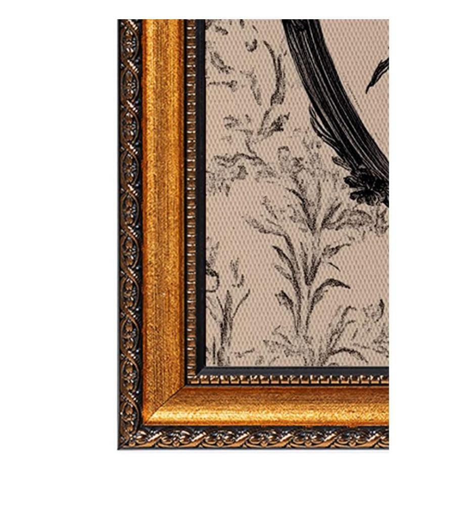 Dekoratives, gerahmtes Leinwandbild, 50 % Polystyrol / 50 % Polyester-Leinwandgewebe, mehrfarbig