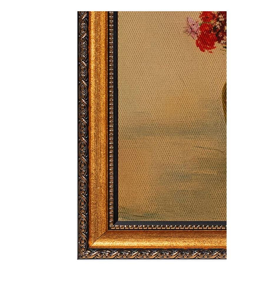 Dekoratives, gerahmtes Leinwandbild, 50 % Polystyrol / 50 % Polyester-Leinwandgewebe, mehrfarbig