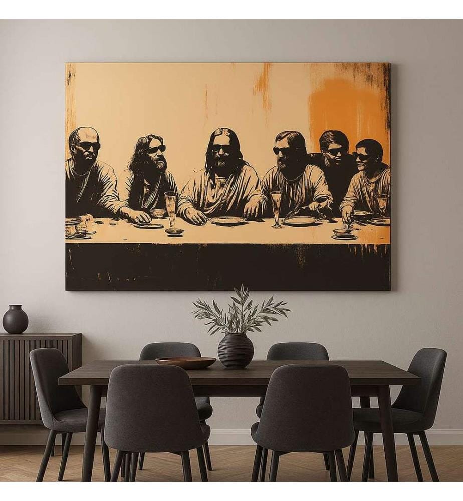 Dekoratives Leinwandbild, 100 % Leinwand, mehrfarbig