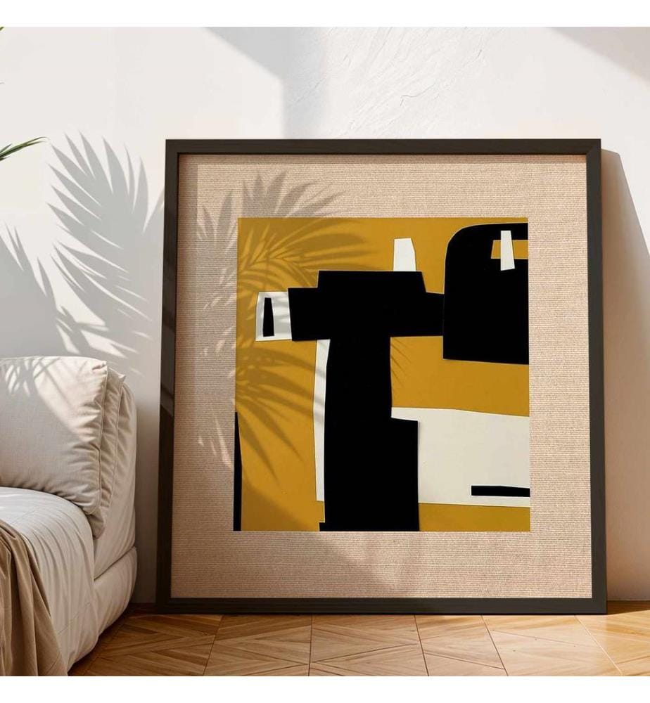 Dekoratives, gerahmtes Leinwandbild, 100 % Leinwand, mehrfarbig