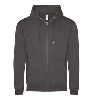 Awdis - Hoodie mit durchgehendem Reissverschluss, Baumwolle aus biologischem Anbau für Herren