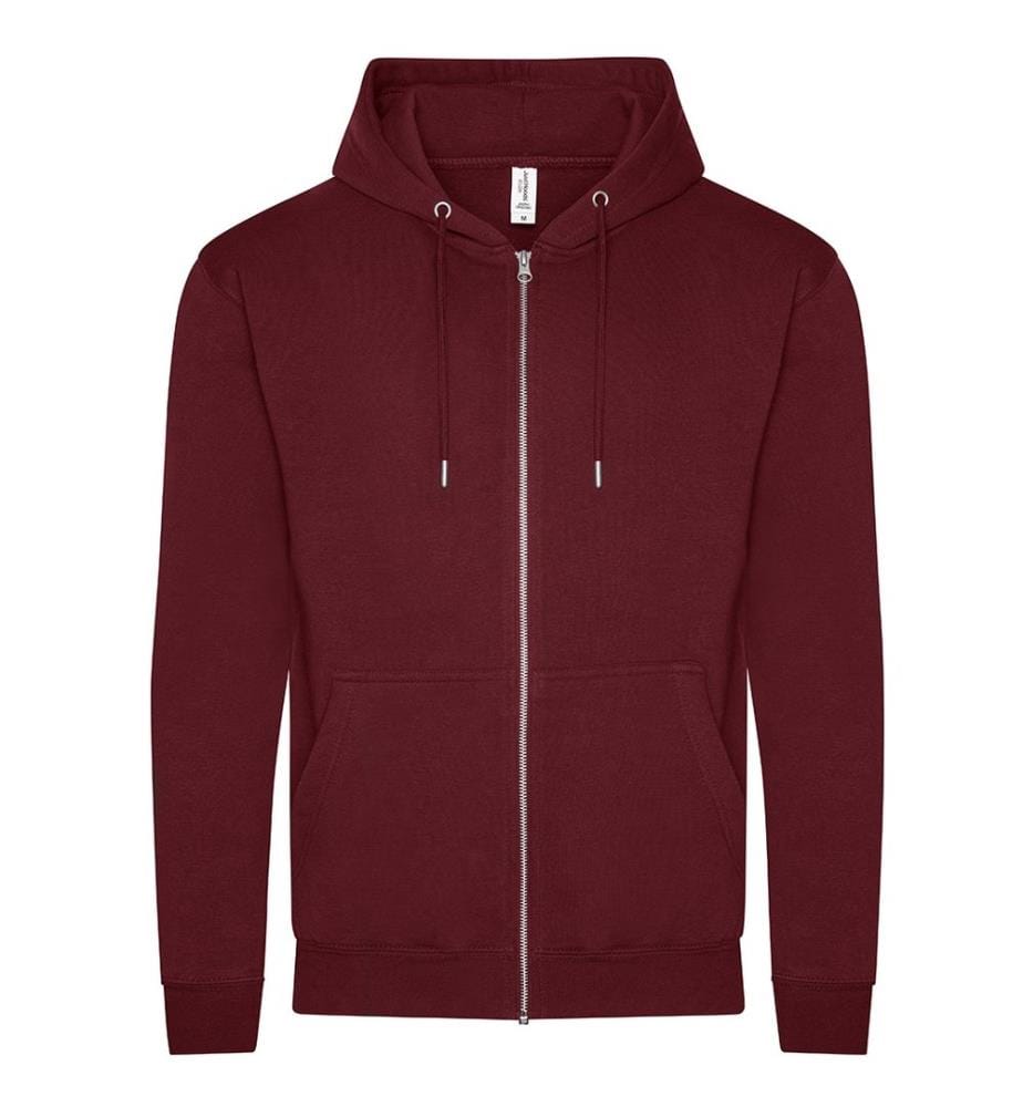 Awdis - Hoodie mit durchgehendem Reissverschluss, Baumwolle aus biologischem Anbau für Herren