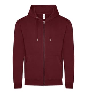 Awdis - Hoodie mit durchgehendem Reissverschluss, Baumwolle aus biologischem Anbau für Herren