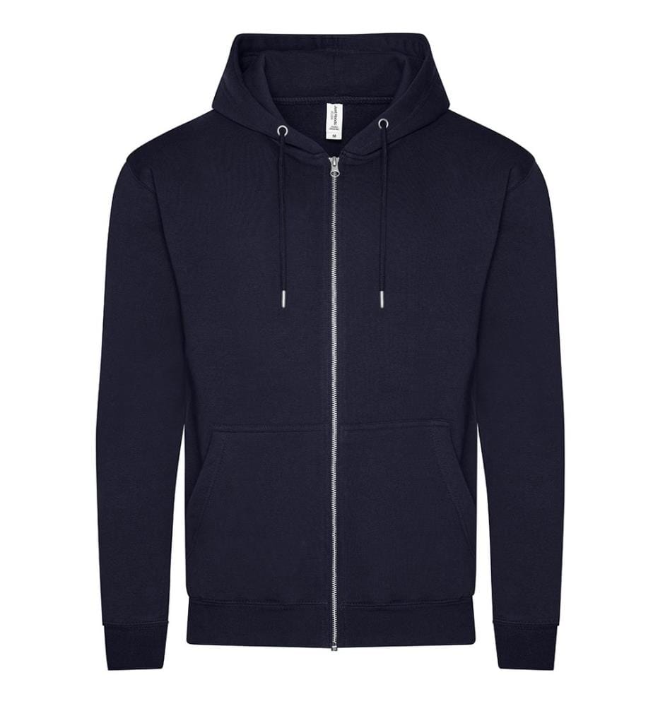 Awdis - Hoodie mit durchgehendem Reissverschluss, Baumwolle aus biologischem Anbau für Herren