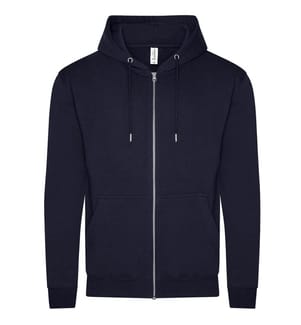 Awdis - Hoodie mit durchgehendem Reissverschluss, Baumwolle aus biologischem Anbau für Herren