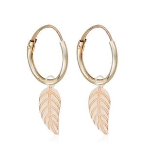 Boucles d'Oreilles Feuillage doré - DoréOhrringe Feuillage doré - GoldEarrings Feuillage doré - GoldOrecchini Feuillage doré - Oro