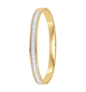 Bracelet orné de Zirconium par BR08 - Blanc