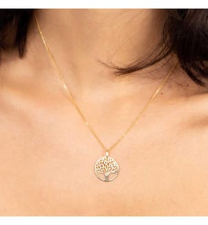 Collier Arbre magique - Or Jaune