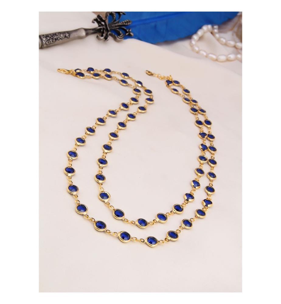 Collier en cristal - Noir