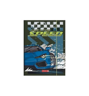 Brunnen Gummibandmappe Fast Wheels A3