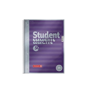 Brunnen Collegeblock Premium Student Noten A4, Liniert, 50 Blatt