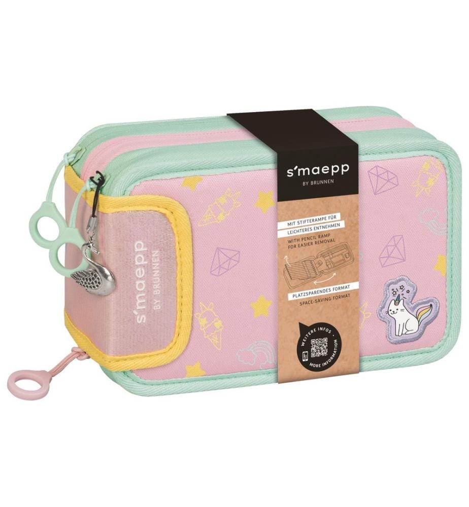 Brunnen Schlamperetui s'maepp Sweet Unicorn, Mehrfarbig