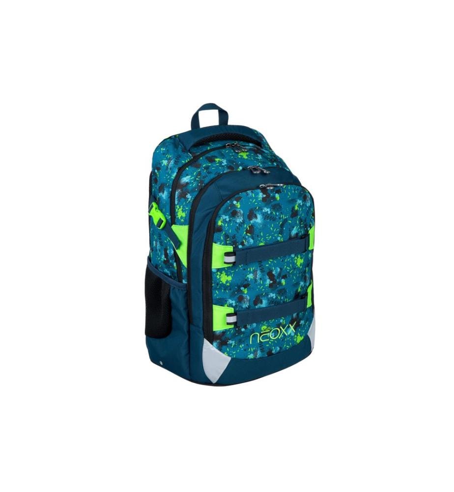 Neoxx Schulrucksack Active Pro, 26 l, Petrol Extreme