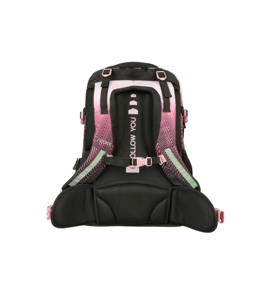 Neoxx Zaino Scolastico Active Pro, 26 l, Sweet like Sunset