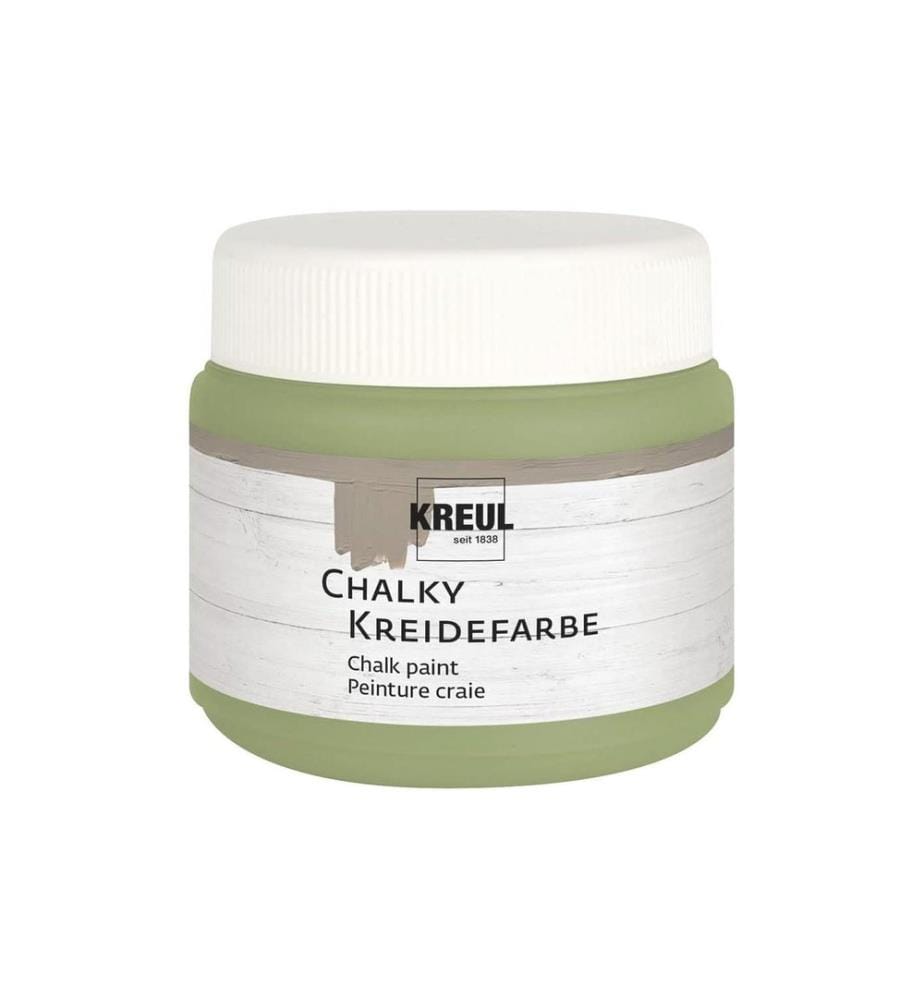 Kreul Chalk Paint Chalky Velvet Olive, 150 ml