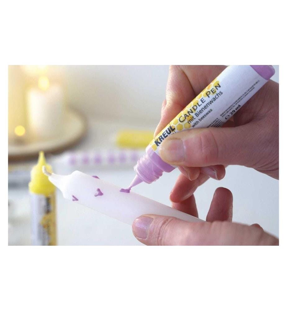Kreul Candle Paint Bee Happy 6 Pieces, each 29 ml