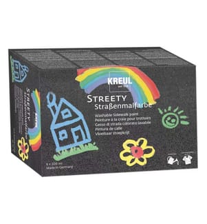 Kreul Strassenmalkreide flüssig Streety 6 Farben à 200 ml