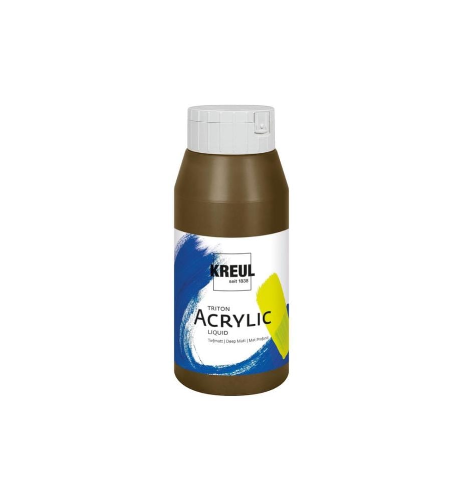 Kreul Peinture acrylique Triton Acrylic Liquid Havannabraun 750 ml