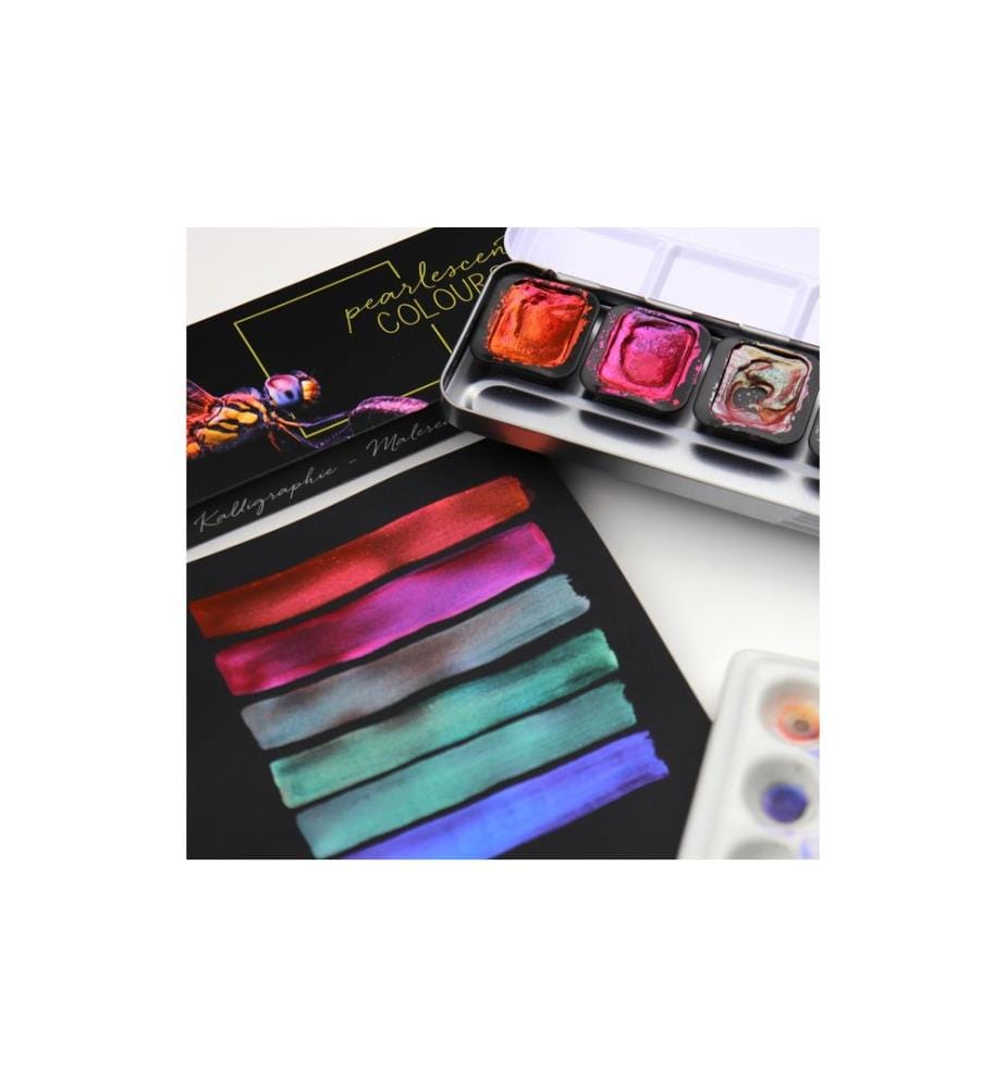 Peinture aquarelle Finetec Flip-Flop 6 couleurs