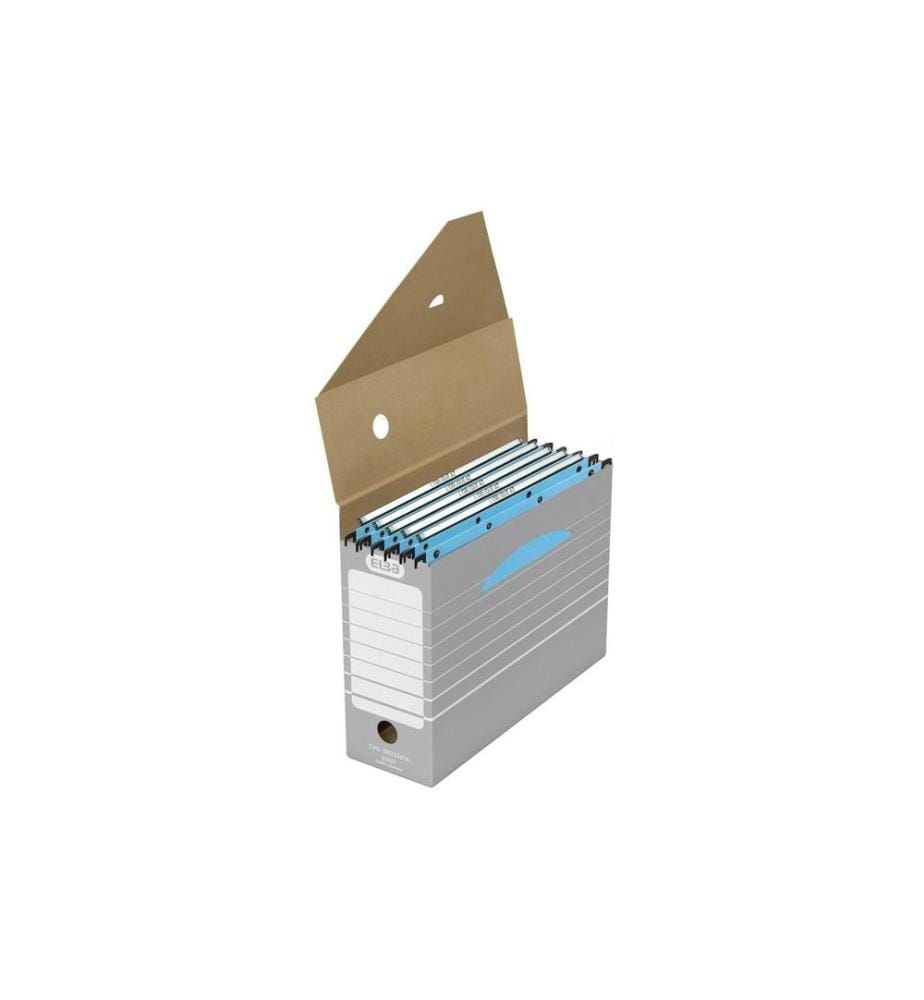 Boîte d'archivage Elba Tric A4 Gris/Blanc