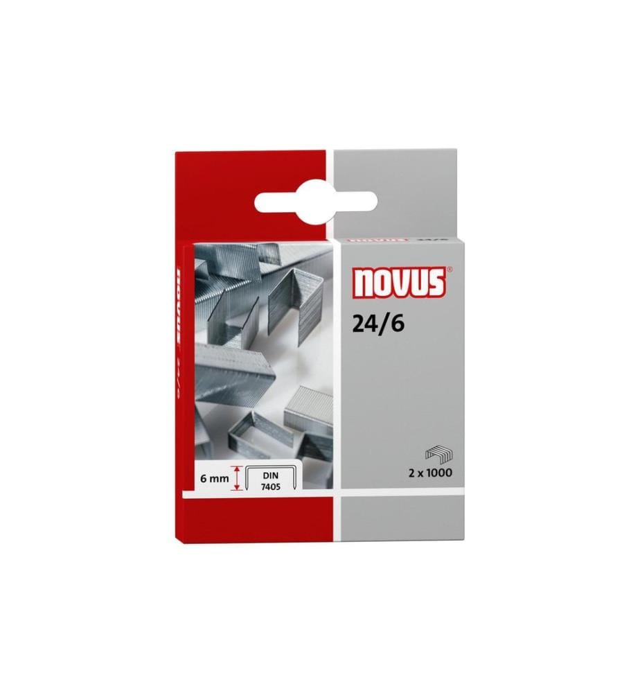 Graffette Novus 24/6 2000 pezzi