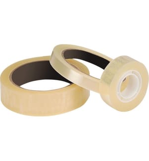 CONNECT Nastro adesivo 19 mm x 33 m, 1 rotolo, trasparente