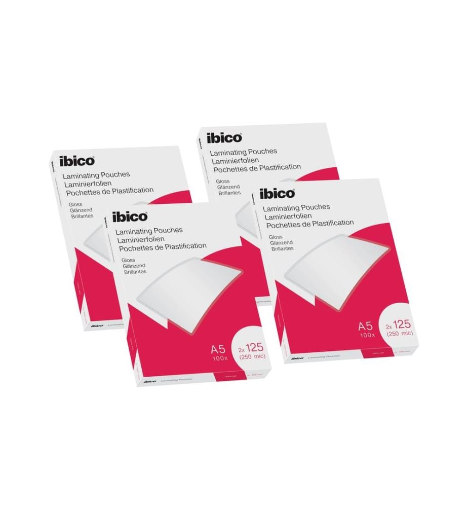 Ibico pellicule de laminage A5, 125 µm, 400 pièces