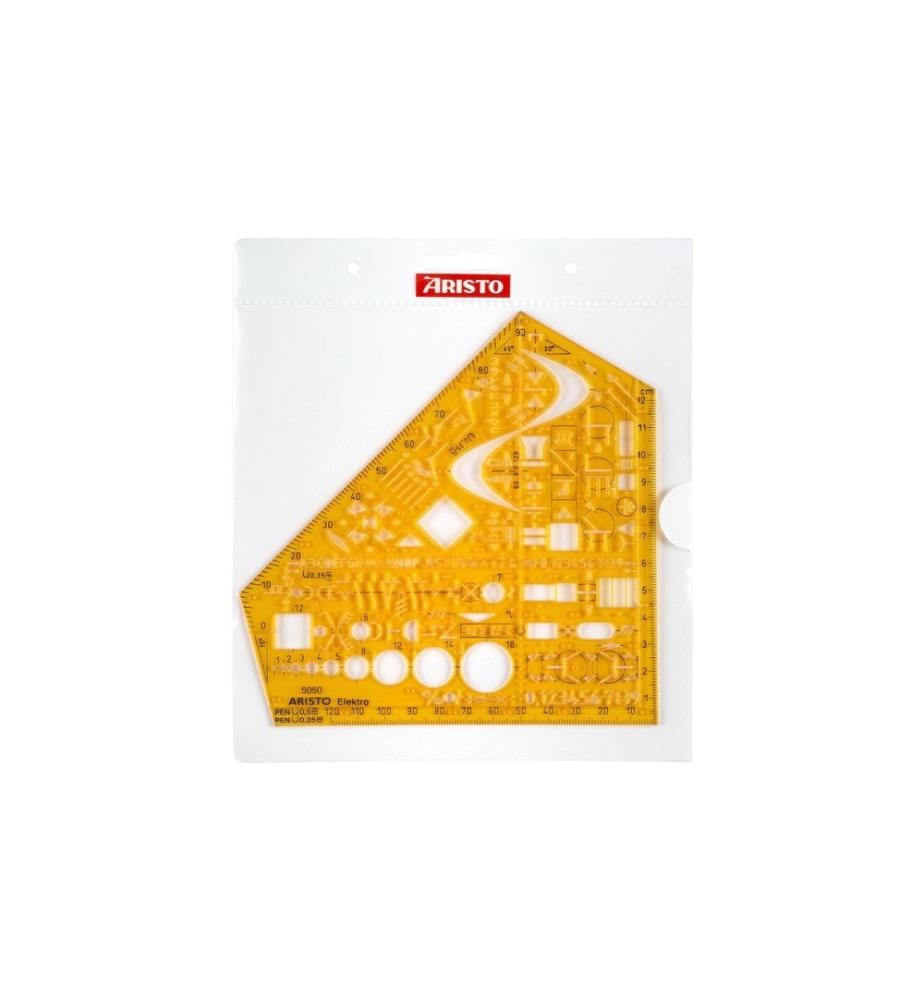 Aristo Squadra per disegno tecnico Elektro 155 x 155 mm