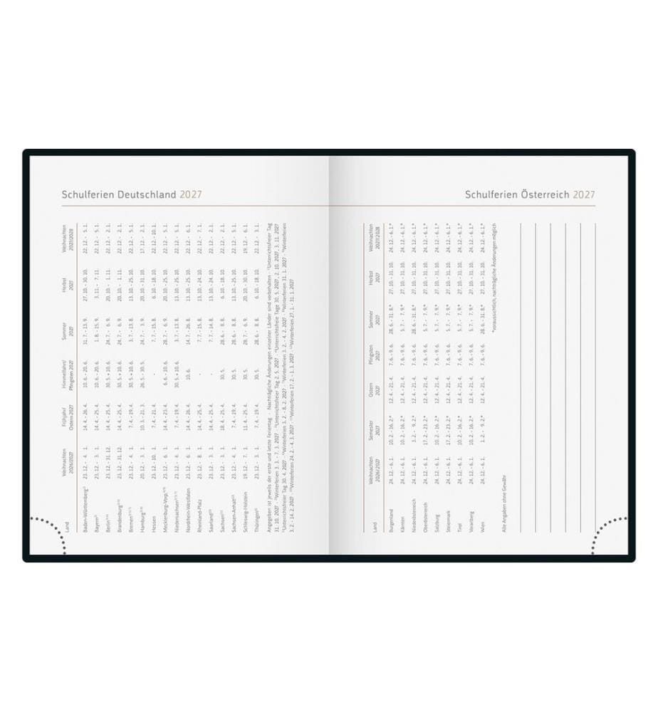rido idé Agenda tascabile Premium Young Line Mini 2027 Feather A6, tessuto